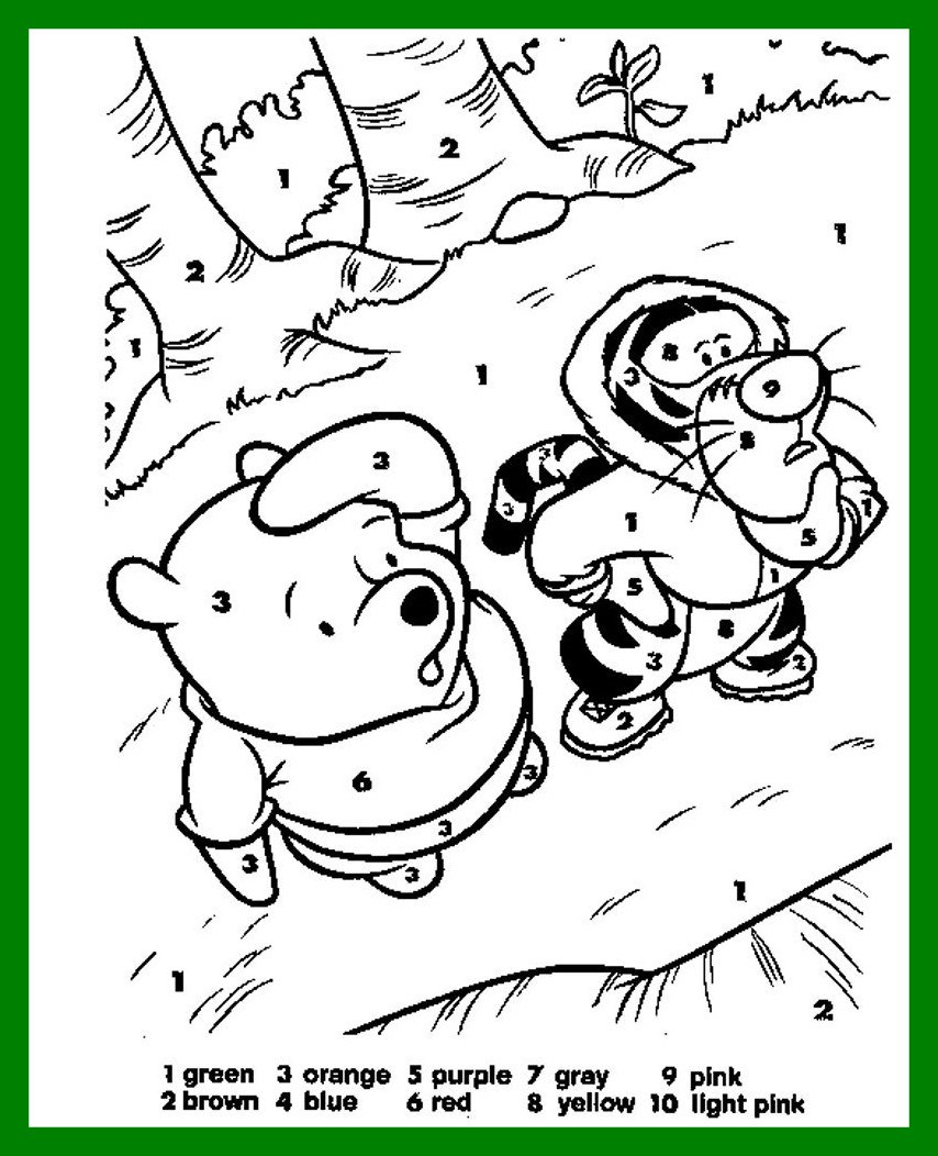 854x1052 Inspiring Imagination Color By Number For Kids Printable Picture