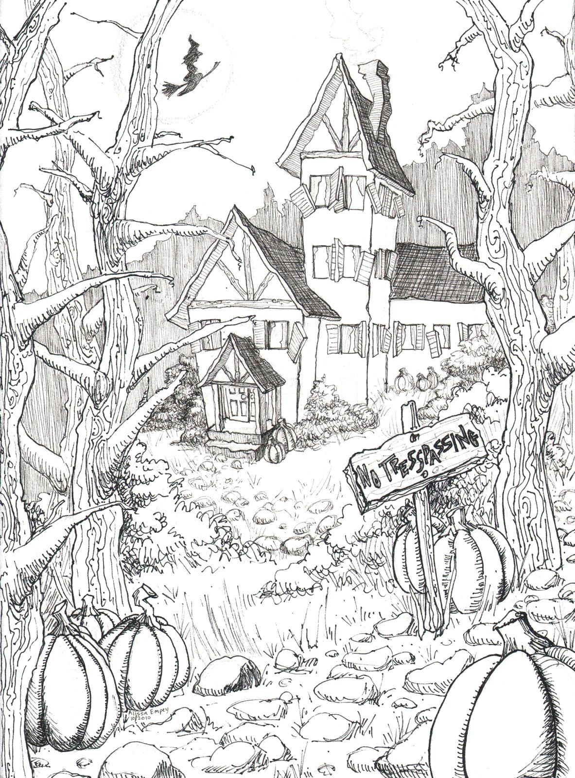 Coloring Page ~ Halloween Coloring Pages Printables Difficult 1183x1600 Coloring Page ~ Halloween Coloring Pages Printables Difficult