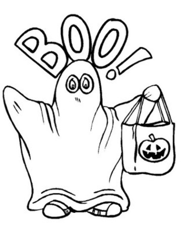 359x460 Halloween Coloring Pages Printables