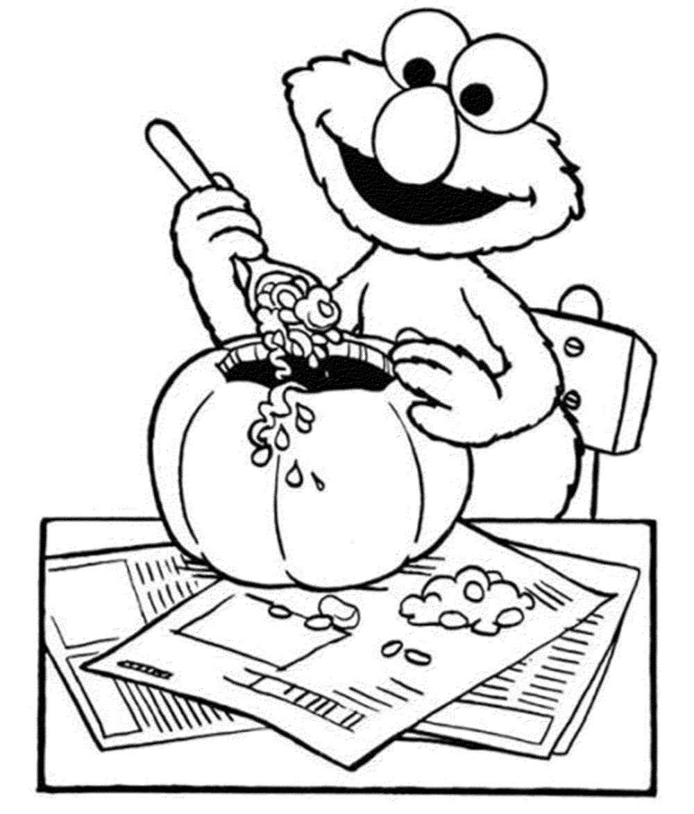 1000x1174 Free Elmo Halloween Coloring Pages
