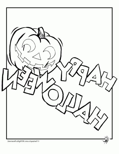 The Best Happy Halloween Coloring Pages Games 463x600 The Best Happy Halloween Coloring Pages Games