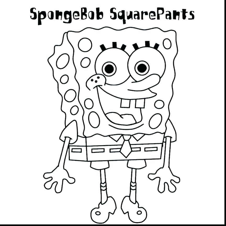Spongebob Squarepants Coloring Pages 863x863 Spongebob Squarepants Coloring Pages