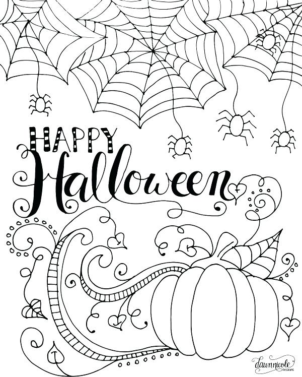Printable Halloween Coloring Pages Free Printable Trick Or Treat 600x748 Printable Halloween Coloring Pages Free Printable Trick Or Treat