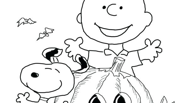 Free Halloween Coloring Page Coloring Page Charlie Brown Free 585x329 Free Halloween Coloring Page Coloring Page Charlie Brown Free