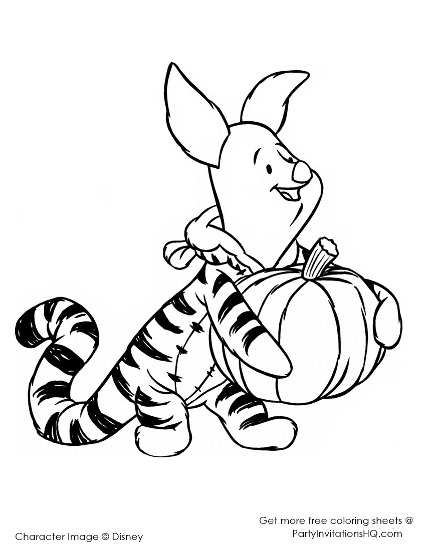 Disney Halloween Coloring Pages 850x1100 Disney Halloween Coloring Pages