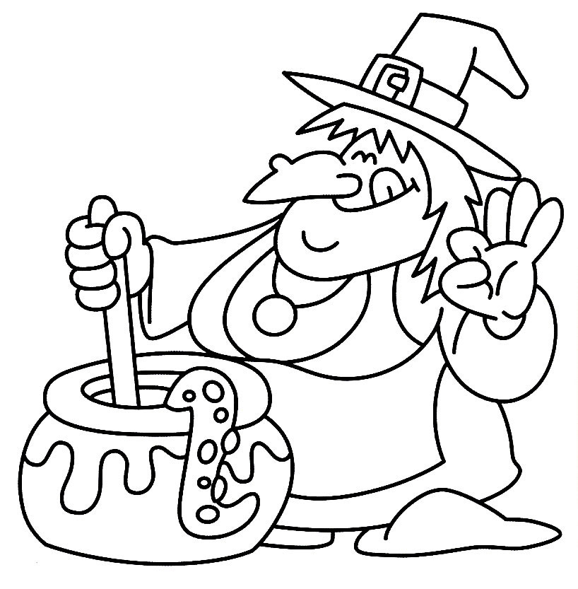 Halloween Colouring Pages For Kids Free Printables 818x833 Halloween Colouring Pages For Kids Free Printables