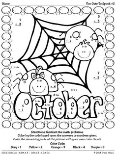 Addition Coloring Sheets Halloween 236x314 Addition Coloring Sheets Halloween