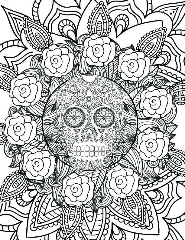 612x792 Free Halloween Coloring Pages For Adults Coloring Pages For Adults