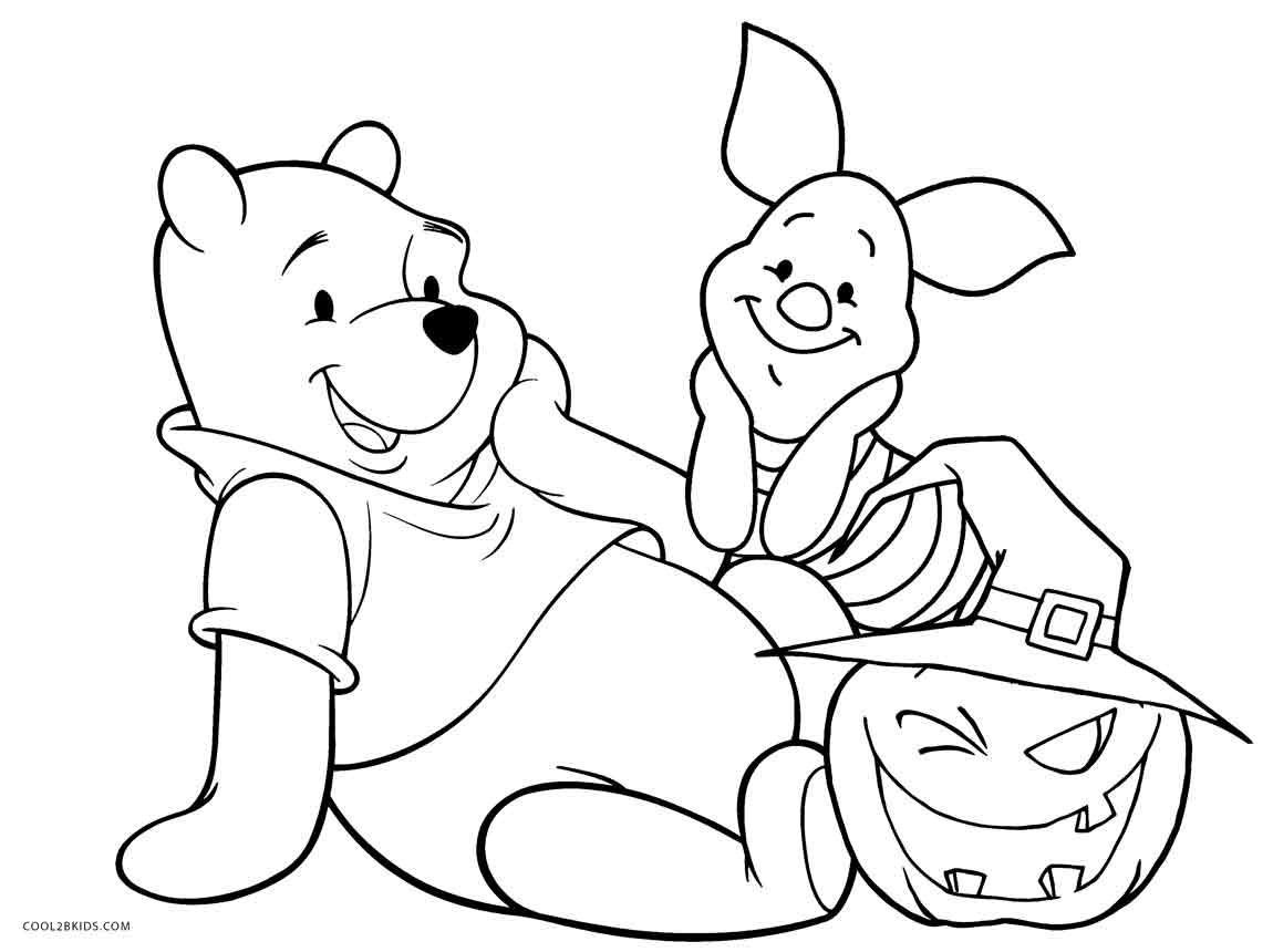 1150x860 Appealing Winnie The Pooh Halloween Coloring Pages Bourseauxkamas