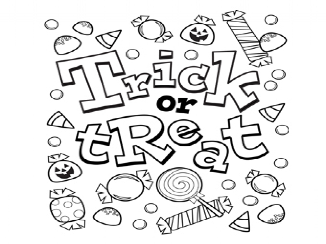 1280x960 Halloween Coloring Pages Disney And Free Printable