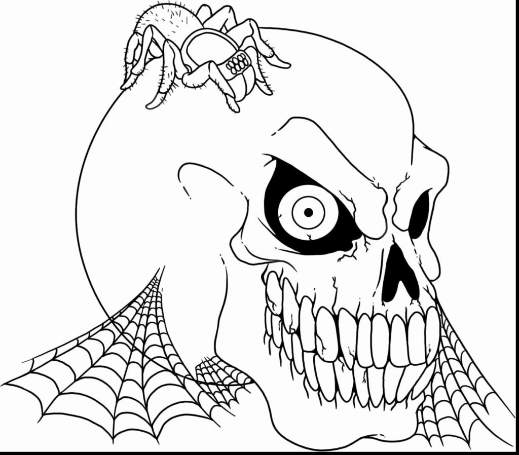 1024x898 8 Scary Halloween Coloring Pages Printables Coloring Page