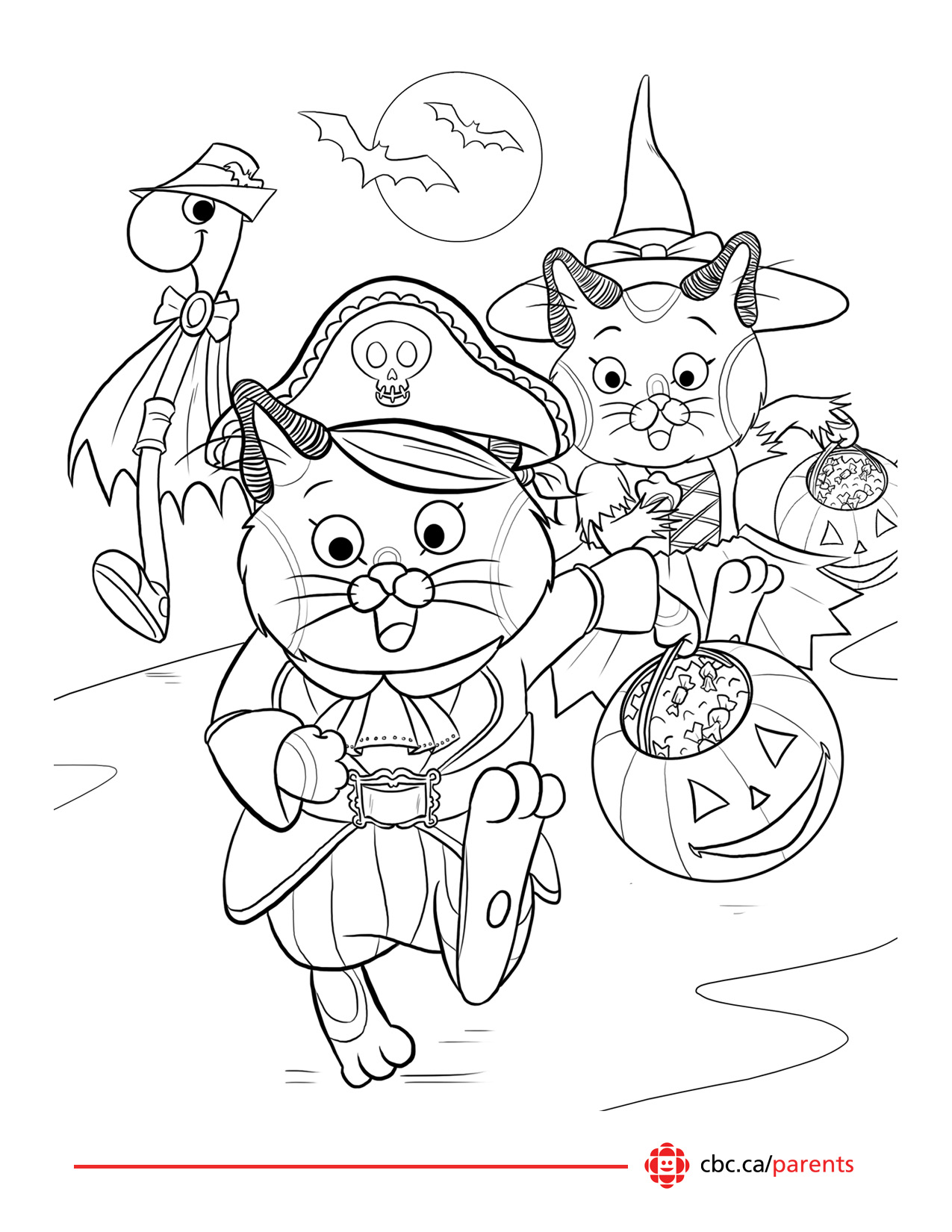 1275x1650 Printable Halloween Colouring Pages Play Cbc Parents