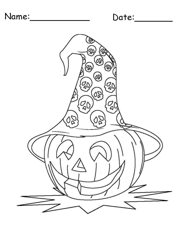 Enjoy Halloween With Halloween Themed Coloring Pages And Crafts 720x910 Enjoy Halloween With Halloween Themed Coloring Pages And Crafts