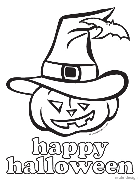 Happy Halloween Coloring Pages 550x712 Happy Halloween Coloring Pages