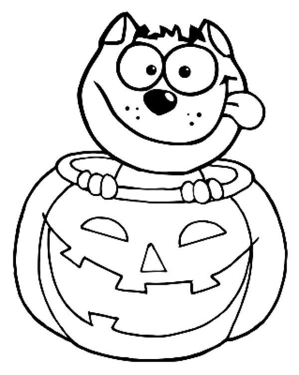 Halloween Dog Coloring Pages at GetColorings.com | Free printable ...