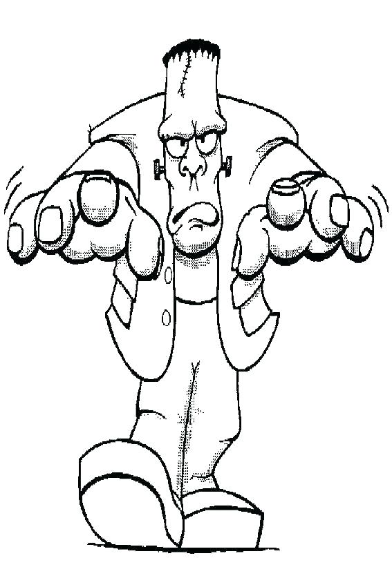 567x850 Frankenstein Coloring Pages Coloring Page Humorous Coloring Page