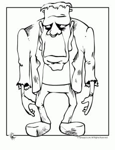 231x300 Frankenstein Amp Lollipop 2 Coloring Page Happy Lollipop Day