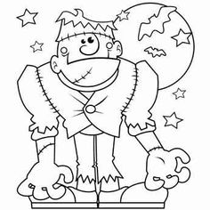 236x236 Coloring Pages Halloween Printable