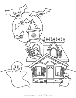Free Halloween Coloring Pages 250x323 Free Halloween Coloring Pages