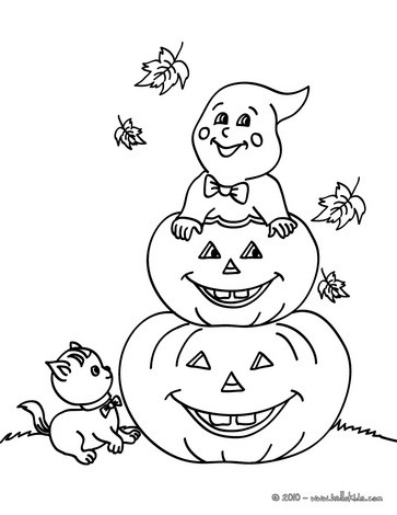 Jack O Lantern Pumpkins Coloring Pages 363x470 Jack O Lantern Pumpkins Coloring Pages