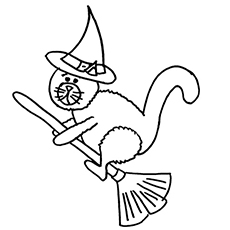 230x230 Top 25 Free Printable Halloween Cat Coloring Pages Online
