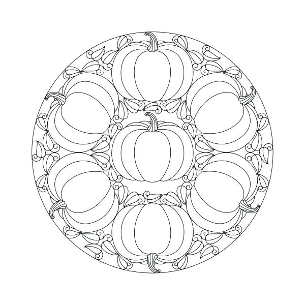 Halloween Mandala Coloring Pages Medium Size Of Free Printable 600x600 Halloween Mandala Coloring Pages Medium Size Of Free Printable