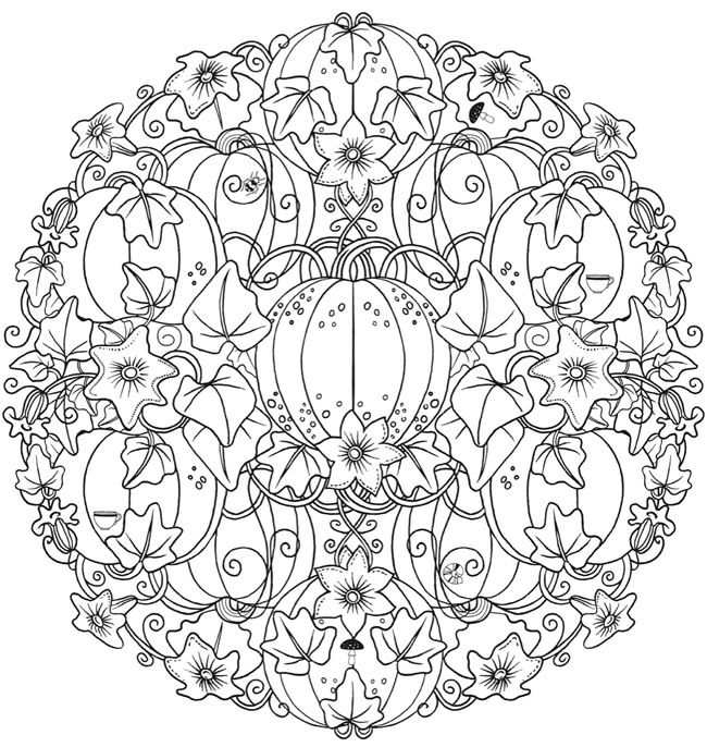Halloween Mandala Coloring Pages 55 Halloween Mandala Coloring 650x686 Halloween Mandala Coloring Pages 55 Halloween Mandala Coloring