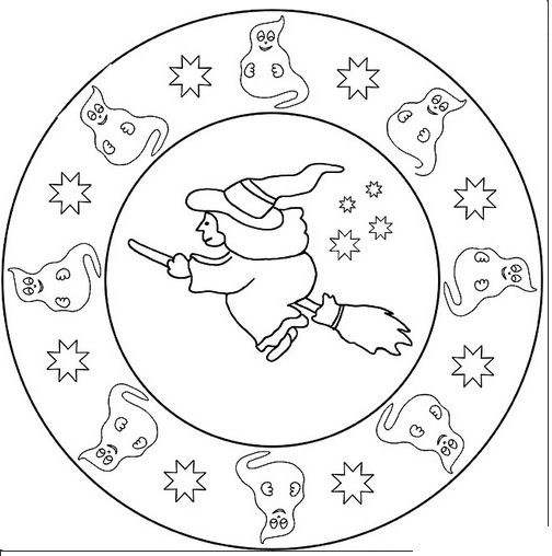 Halloween Mandala Coloring Pages Halloween Mandala Coloring Page 504x508 Halloween Mandala Coloring Pages Halloween Mandala Coloring Page