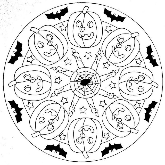 Mandala Coloring Pages Halloween Mandala Coloring Pages Halloween 640x640 Mandala Coloring Pages Halloween Mandala Coloring Pages Halloween