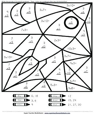 321x393 Math Coloring Worksheets 2nd Grade Multiplication Mystery Picture