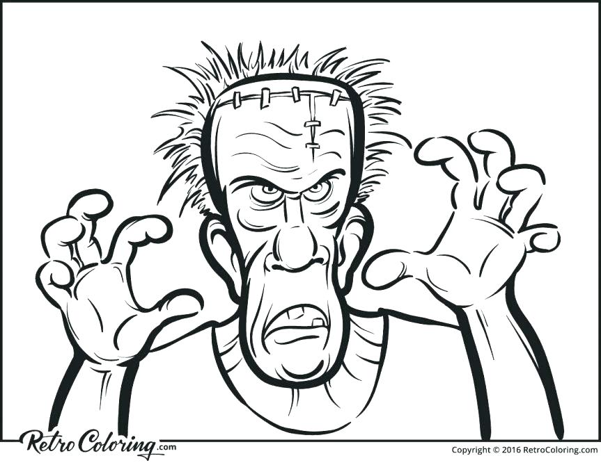 Halloween Monster Coloring Pages Monster Coloring Pages Coloring 863x669 Halloween Monster Coloring Pages Monster Coloring Pages Coloring