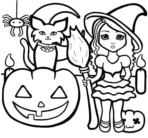 Monster High Halloween Coloring Pages Halloween Monsters Coloring 600x559 Monster High Halloween Coloring Pages Halloween Monsters Coloring