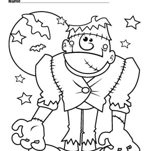 Halloween Monster Coloring Pages at GetColorings.com | Free printable ...