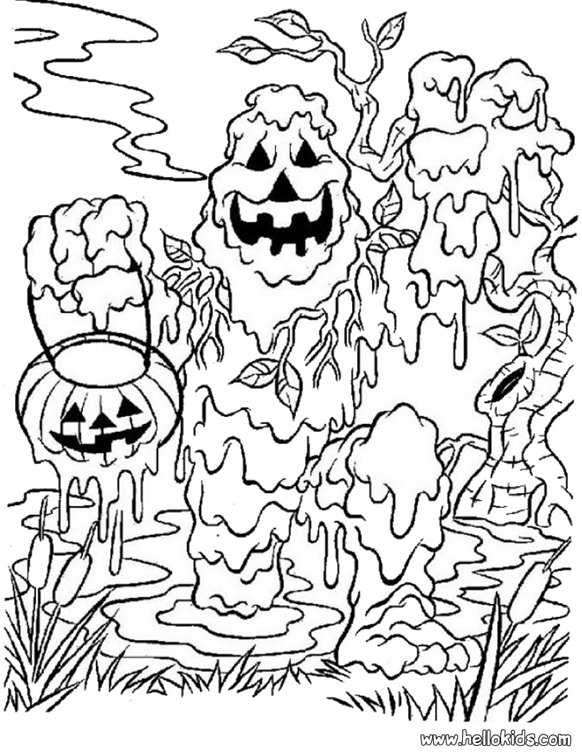 Halloween Monster Coloring Pages 820x1060 Halloween Monster Coloring Pages