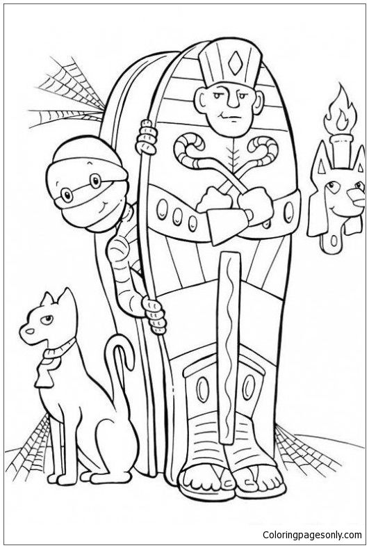 Mummy Coloring Pages Mummy Halloween Coloring Page Http 531x788 Mummy Coloring Pages Mummy Halloween Coloring Page Http