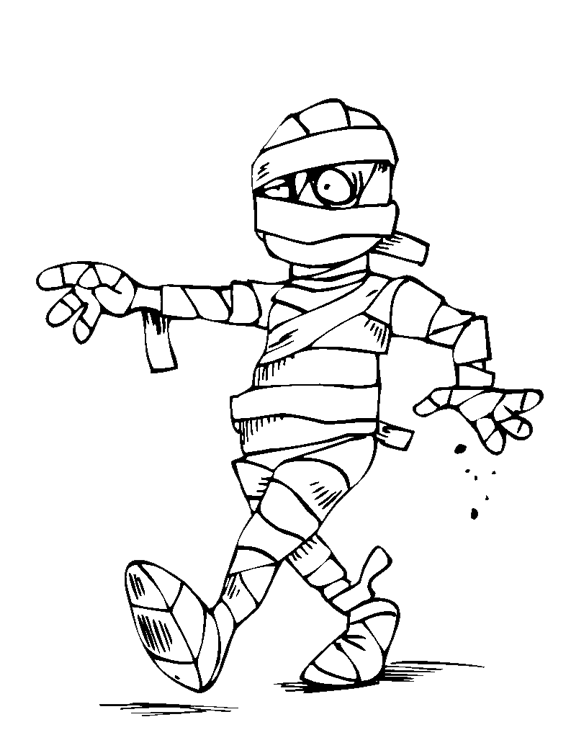 New! Mummy Coloring Page Kids Fun Halloween 576x756 New! Mummy Coloring Page Kids Fun Halloween
