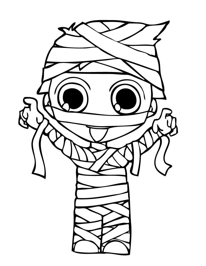 Now Mummy Coloring Pages Halloween Page Festival Collections 820x1060 Now Mummy Coloring Pages Halloween Page Festival Collections