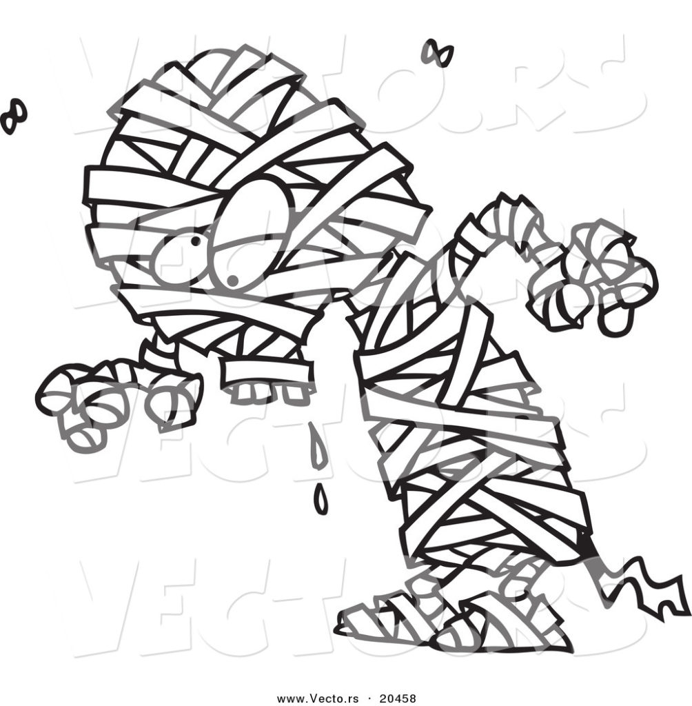 Halloween Mummy Coloring Page Free Printable Pages 1004x1024 Halloween Mummy Coloring Page Free Printable Pages
