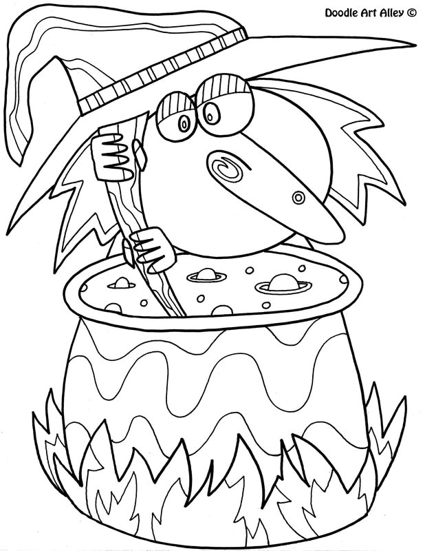618x800 Halloween Coloring Pages