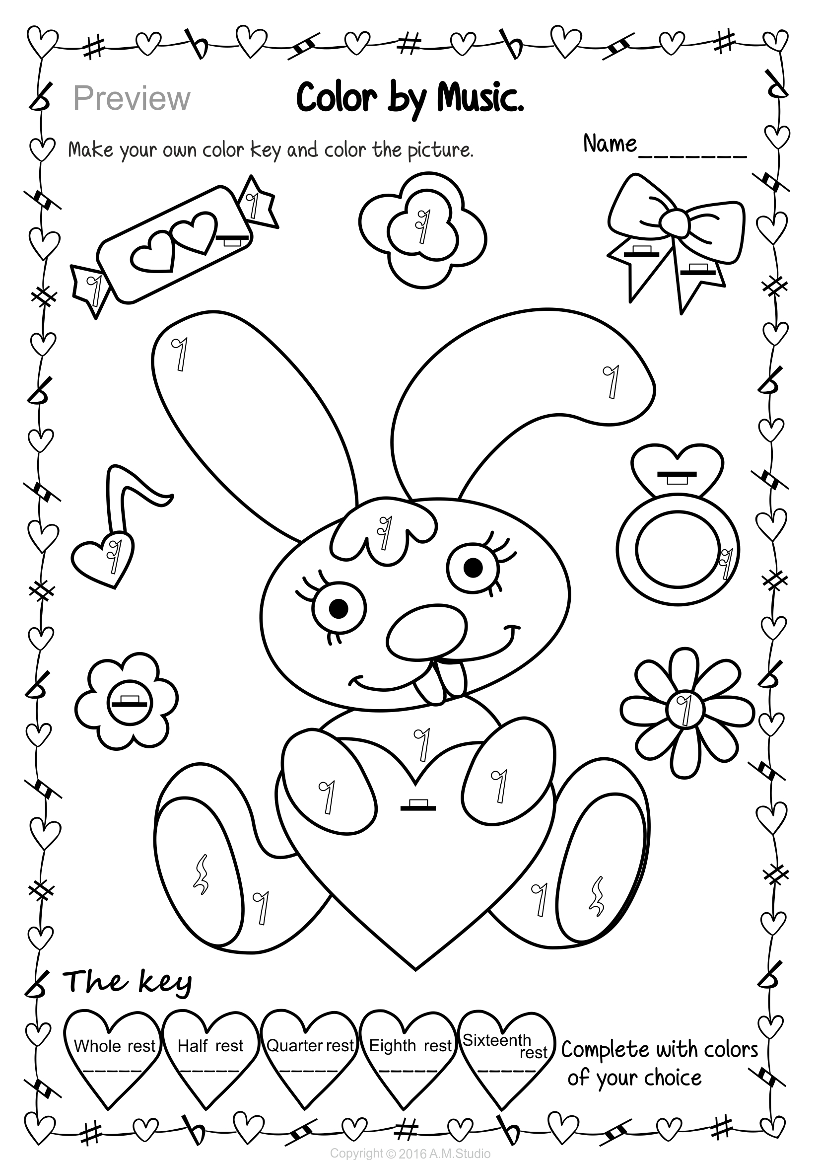 Halloween Music Coloring Pages at GetColorings.com | Free printable ...