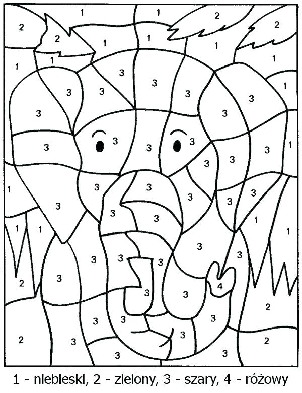 Coloring Pages With Numbers For Preschoolers Color By Numbers 600x780 Coloring Pages With Numbers For Preschoolers Color By Numbers