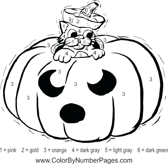 Halloween Color By Number Pages Color By Number Pages Color Number 700x683 Halloween Color By Number Pages Color By Number Pages Color Number