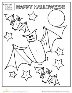 Halloween Color By Number Number Worksheets, Worksheets 236x305 Halloween Color By Number Number Worksheets, Worksheets