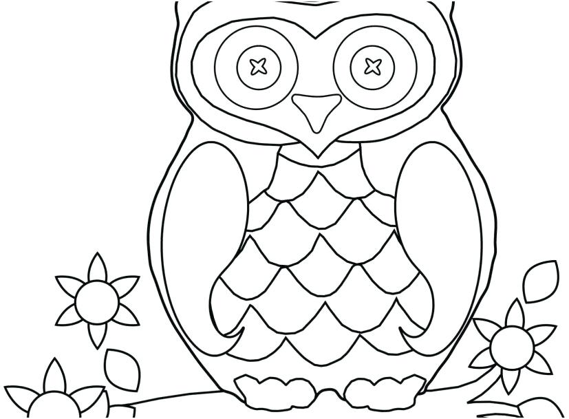 827x609 Printable Owl Coloring Pages Coloring Pages Owl Owl Coloring Page