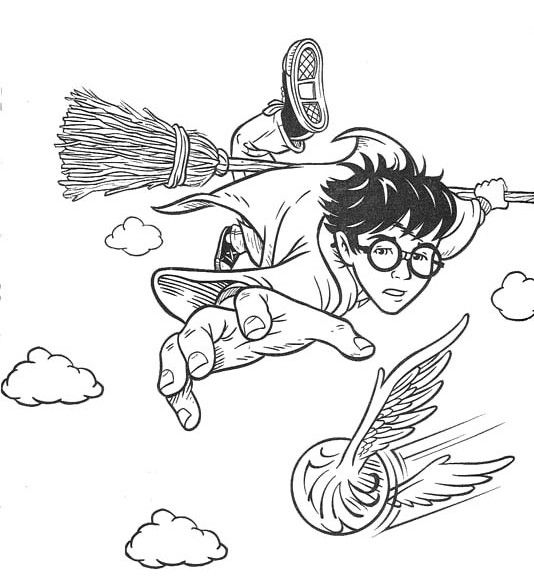 Free Harry Potter Coloring Pages Quidditch Coloring Sheets 534x576 Free Harry Potter Coloring Pages Quidditch Coloring Sheets