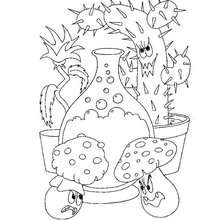 Monster Party Coloring Pages 220x220 Monster Party Coloring Pages