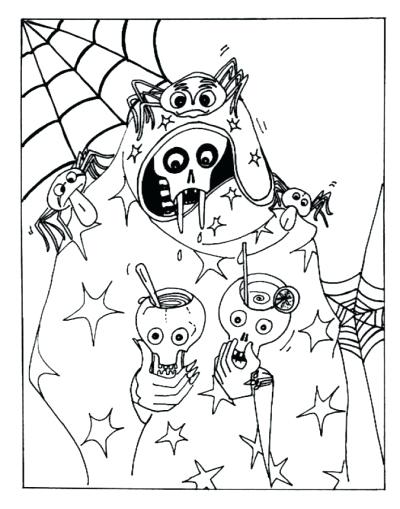 Halloween Horror Coloring Pages 400x509 Halloween Horror Coloring Pages