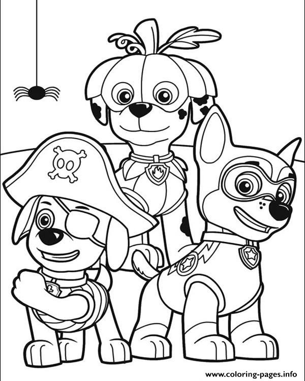 Holloween Coloring Pages Paw Patrol Halloween Coloring Pages 600x750 Holloween Coloring Pages Paw Patrol Halloween Coloring Pages