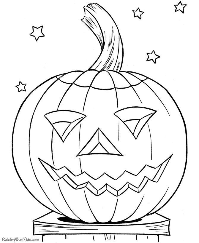 Halloween Pumpkin Coloring Pages