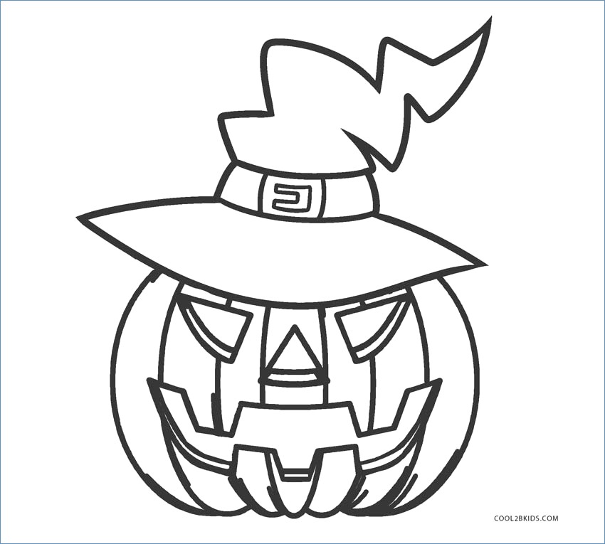Halloween Pumpkin Coloring Pages Kids 850x765 Halloween Pumpkin Coloring Pages Kids